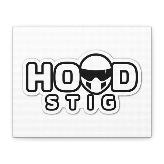 Hood Stig Matte Canvas Art - Cool Wall Decor for Auto Enthusiasts